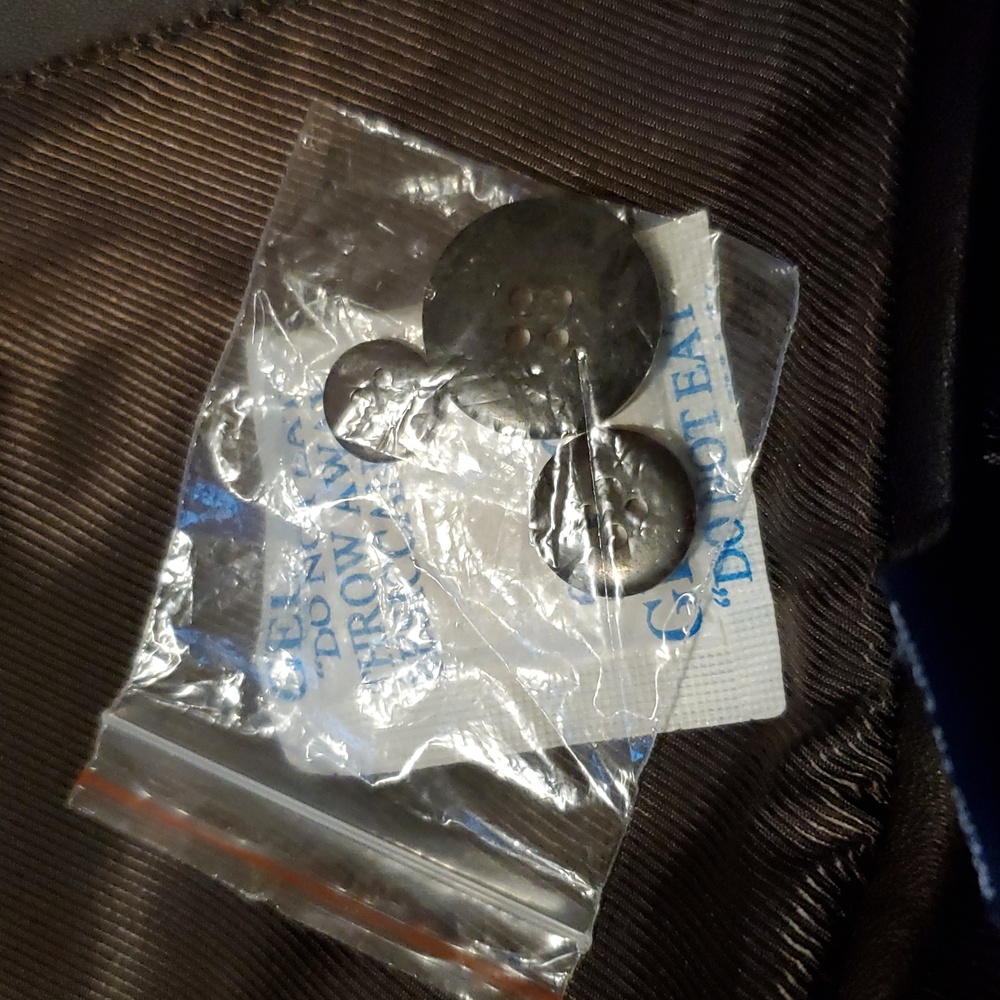 Stafford Dark Brown Genuine Leather Blazer Jacket NWOT Mens Size L - Picture 12 of 16